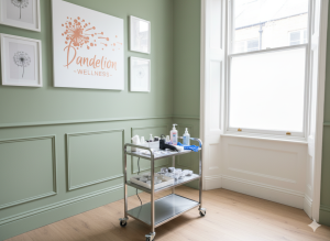 Dandelion Wellness Centre's sterile piercing environment in Holborn, Central London
